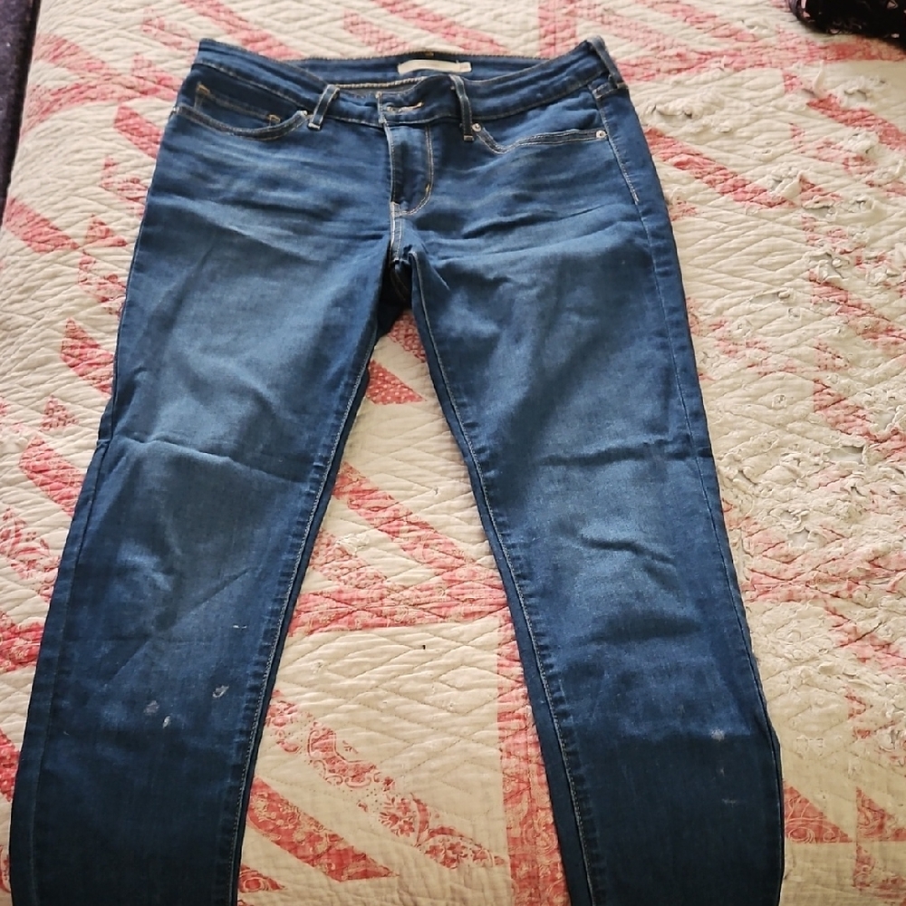 Levi's Women's Dark Blue Skinny Jeans